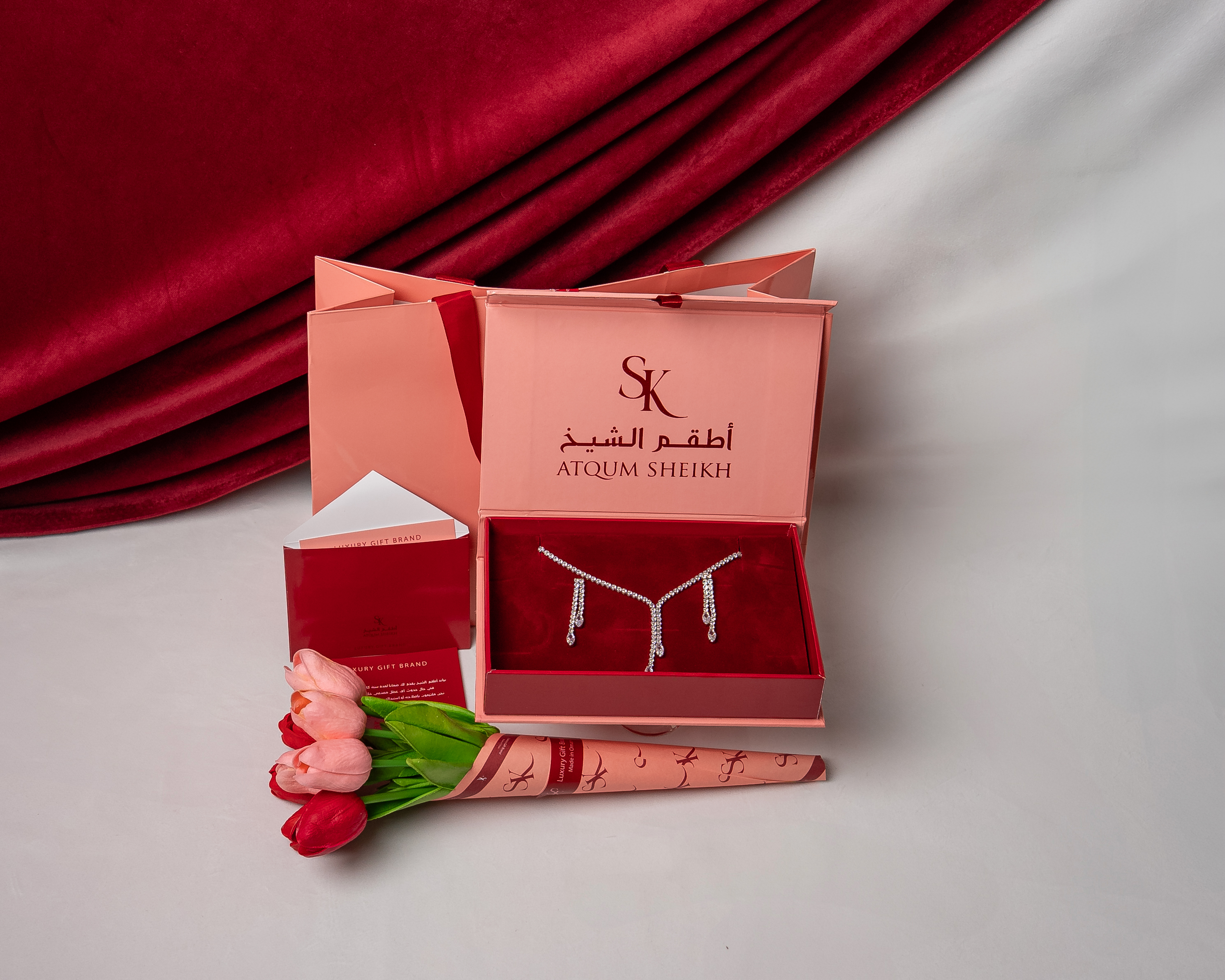 طقم زركون أفعى  
